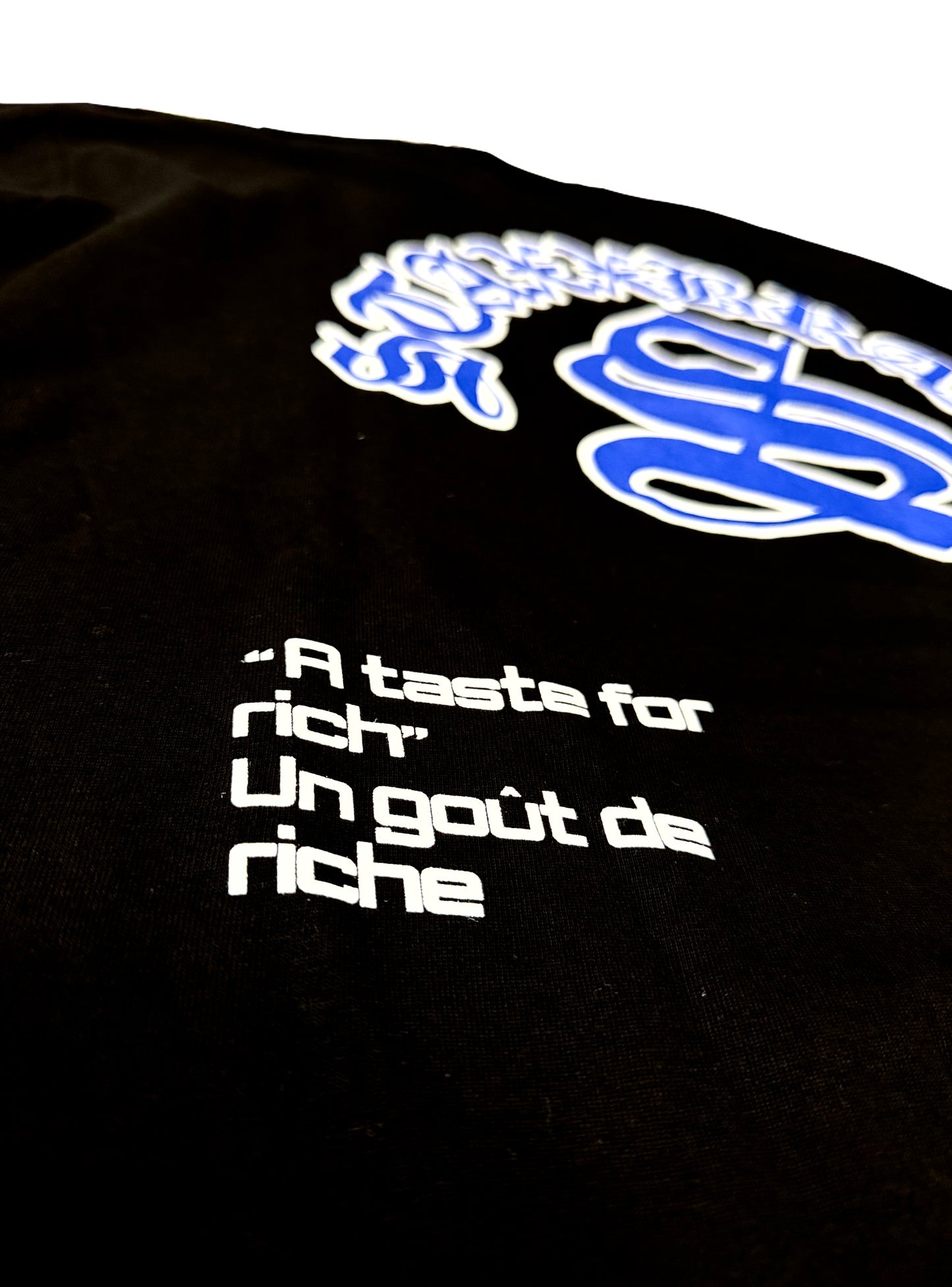 STAXXBRAND STANDARD TEE | BLACK / ROYAL BLUE